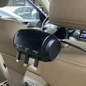Retractable Phone Charger 3 in 1  Charging  Station for Uber & Lyft Car Drivers